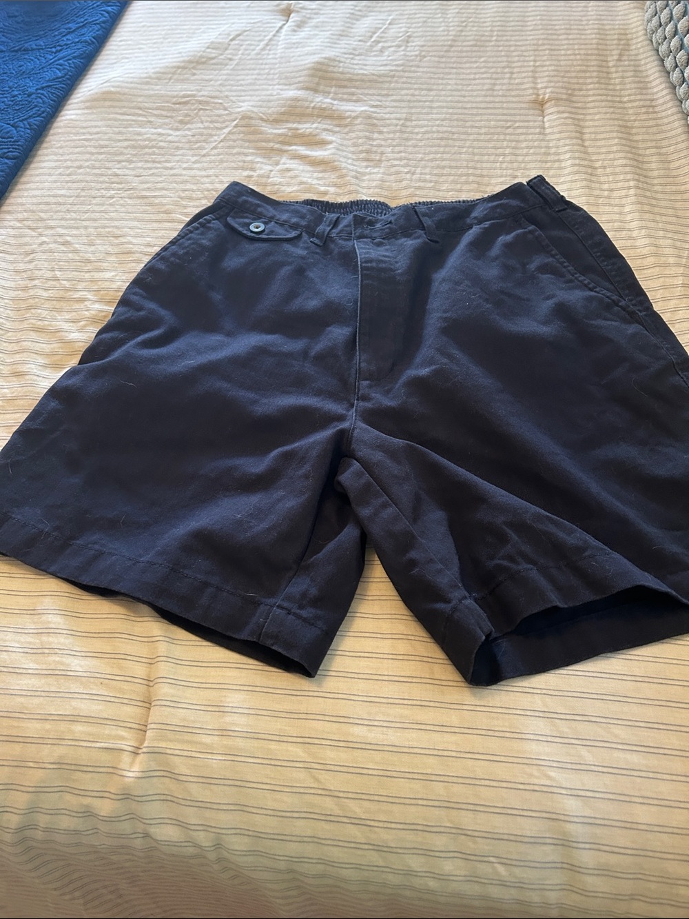 Towncraft Navy Flat-Front Men's Shorts